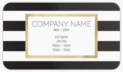 Design Preview for Journalism & Media Rounded Corner Business Cards Templates, Standard (3.5" x 2")