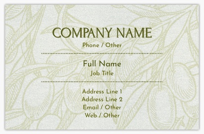 Design Preview for Design Gallery: Organic Food Stores Pearl Business Cards