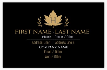 Design Preview for Design Gallery: Military Linen Business Cards