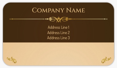 Design Preview for Design Gallery: Antiques Mailing Labels, 8.7 x 4.9 cm