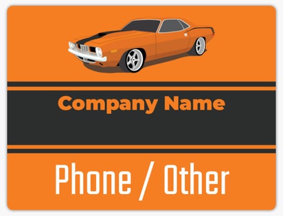A vehicle automotive orange gray design
