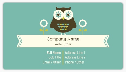 Design Preview for Design Gallery: preschools Business Card Stickers