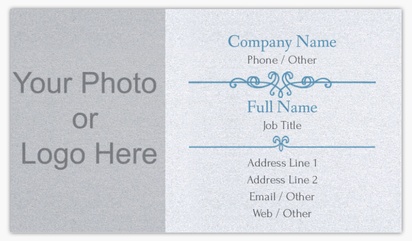 Design Preview for Property & Estate Agents Pearl Business Cards Templates, Standard (3.5" x 2")