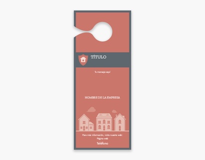Vista previa del diseño de Galería de diseños de colgador para puerta para sector inmobiliario, Pequeño