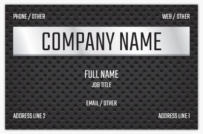 Design Preview for Design Gallery: Manufacturing & Distribution Textured Uncoated Business Cards