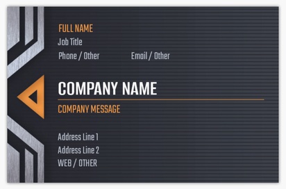 Design Preview for Design Gallery: Manufacturing & Distribution Standard Business Cards, Standard (85 x 55 mm)