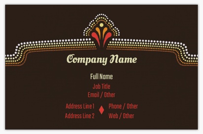 Design Preview for Design Gallery: Theatre Linen Business Cards