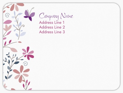 A flower floral pink purple design for Events