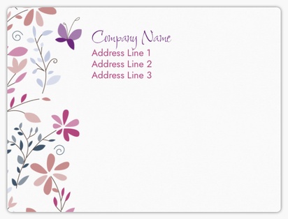 A flower floral pink purple design for Events