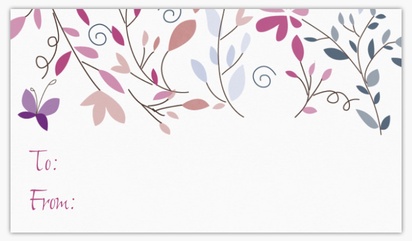 A butterfly feminine pink blue design for Floral