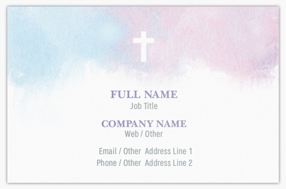 Design Preview for Design Gallery: Religious & Spiritual Ultra-Thick Business Cards, Standard (85 x 55 mm)