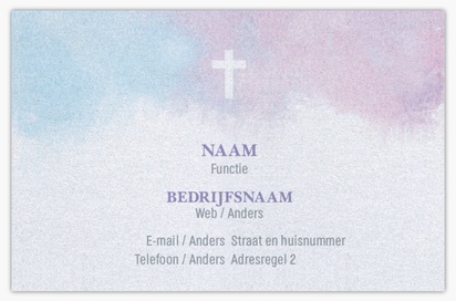 Voorvertoning ontwerp voor Ontwerpgalerij: Religieus en spiritueel Parelmoer visitekaartjes