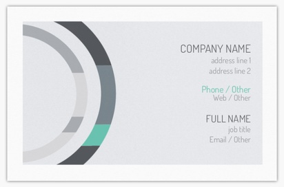 Design Preview for Design Gallery: Management Information Systems Ultra-Thick Business Cards, Standard (85 x 55 mm)