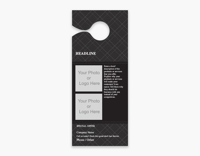 Design Preview for Design Gallery: Finance & Insurance Door Hangers, Small