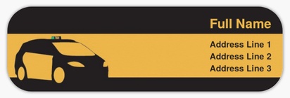 Design Preview for Design Gallery: Taxi Service Return Address Labels