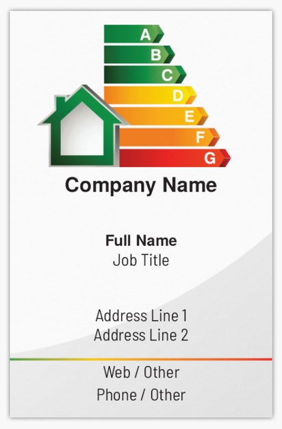 Design Preview for Design Gallery: Heating, Ventilation & Air Conditioning Standard Business Cards, Standard (85 x 55 mm)