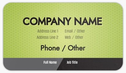 Design Preview for Fitness Classes Rounded Corner Business Cards Templates, Standard (3.5" x 2")