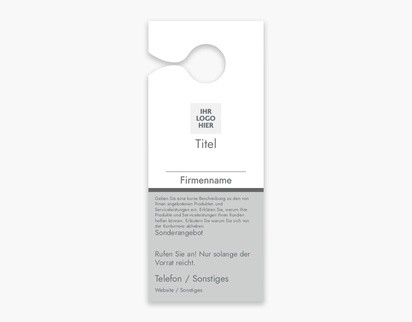 Designvorschau für Designgalerie: Türhänger, Klein