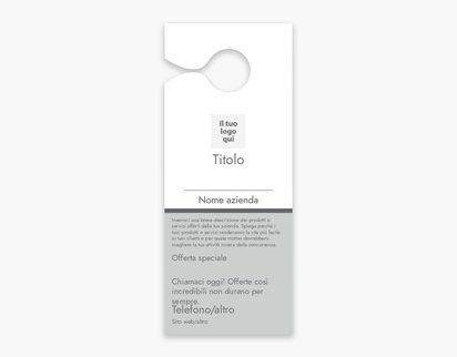 Anteprima design per Galleria di design: cartellino per maniglie per classico, Piccolo