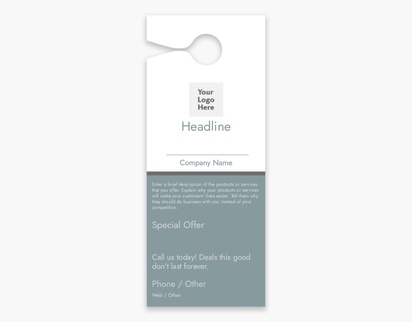 Design Preview for Design Gallery: Business Services Door Hangers, Large
