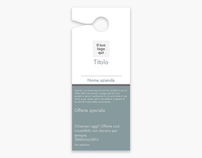 Anteprima design per Galleria di design: cartellino per maniglie per servizi per le imprese, Grande