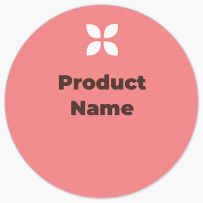 Design Preview for Design Gallery: Modern & Simple Product Labels on Sheets, Circle 3.8 x 3.8 cm