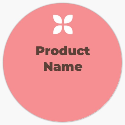 Design Preview for Templates for Product Labels , 3.8 x 3.8 cm Circle