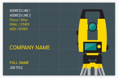 Design Preview for Design Gallery: Surveying Standard Business Cards, Standard (85 x 55 mm)