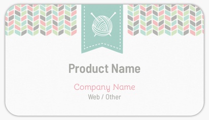 Design Preview for Design Gallery: Modern & Simple Product & Packaging Labels, Rounded Rectangle  8.7 x 4.9 cm 