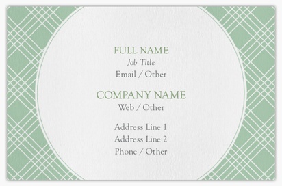 Design Preview for Design Gallery: Finance & Insurance Natural Uncoated Business Cards
