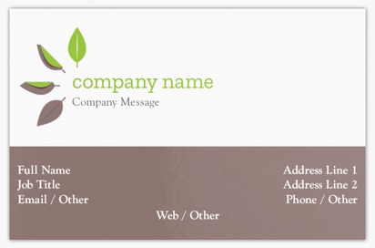Design Preview for Design Gallery: Guidance and Counselling Metallic Business Cards