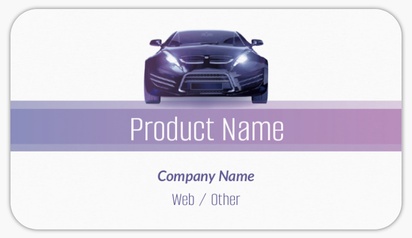 Design Preview for Design Gallery: Car Wash & Valeting Product Labels on Sheets, Rounded Rectangle 8.7 x 4.9 cm