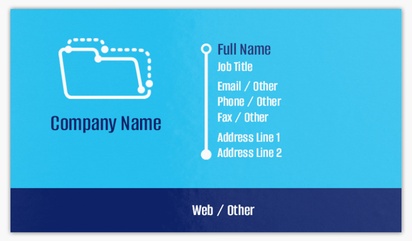 Design Preview for Database Architecture & Data Management Glossy Business Cards Templates, Standard (3.5" x 2")