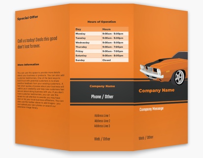 Design Preview for Design Gallery: Car Parts & Tires Custom Brochures, 8.5" x 11" Tri-fold
