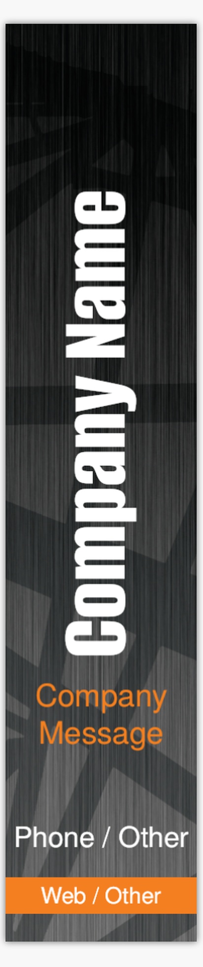 Design Preview for Design Gallery: Welding & Metal Work Vinyl Banners, 76 x 366 cm