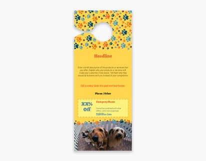 Design Preview for Design Gallery: Animals & Pet Care Door Hangers, Small