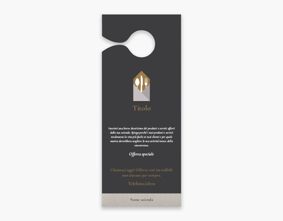 Anteprima design per Galleria di design: cartellino per maniglie per cibo e bevande, Piccolo