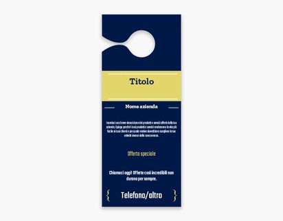 Anteprima design per Galleria di design: cartellino per maniglie per servizi per le imprese, Piccolo
