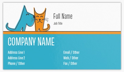 Design Preview for Design Gallery: Animals Standard Visiting Cards