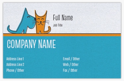 Design Preview for Design Gallery: Pet Supply Shops Pearl Business Cards