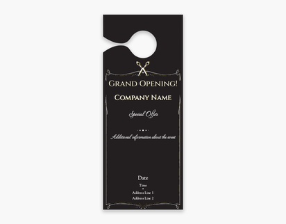 Design Preview for Design Gallery: Grand Opening Door Hangers, Small