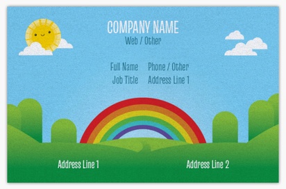 Design Preview for Design Gallery: Nature & Landscapes Pearl Business Cards