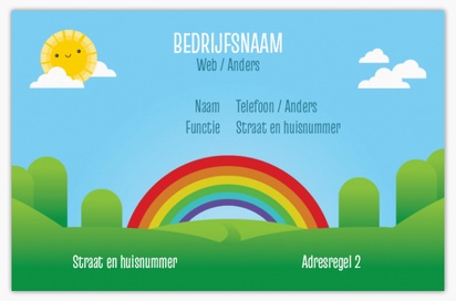 Voorvertoning ontwerp voor Ontwerpgalerij: Onderwijs en kinderopvang Standaard visitekaartjes, Standaard (85 x 55 mm)