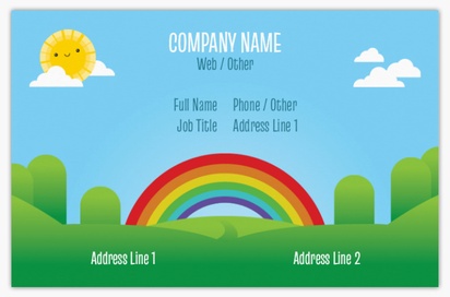 Design Preview for Design Gallery: Education & Child Care Matte Business Cards