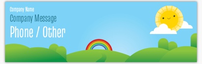 Design Preview for Design Gallery: Education & Child Care Vinyl Banners, 76 x 244 cm