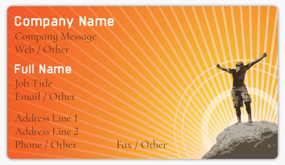 Design Preview for Design Gallery: Life Coaching Business Card Stickers