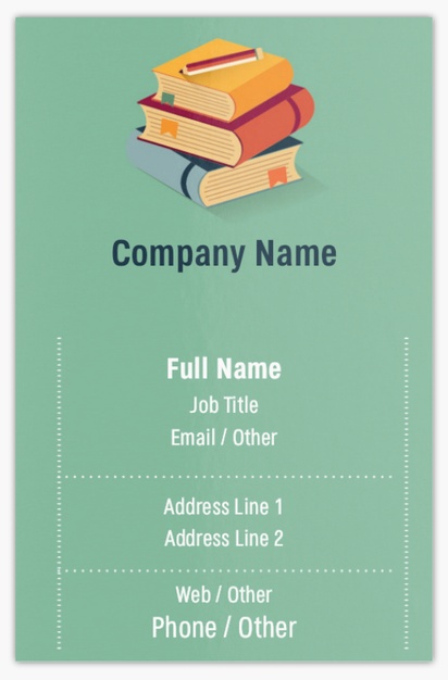 Design Preview for Design Gallery: News & Books Ultra-Thick Business Cards, Standard (85 x 55 mm)