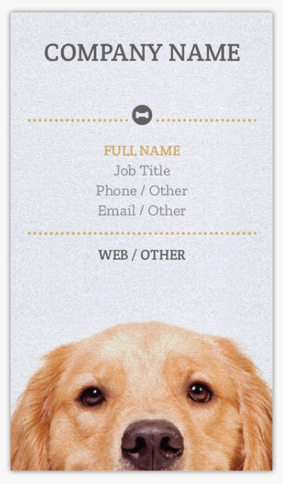 A golden retriever dog white cream design for Animals