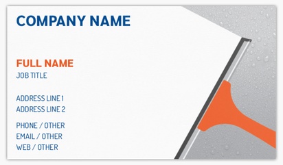 Design Preview for Design Gallery: Cleaning Services Glossy Visiting Cards, Standard (89 x 51 mm)
