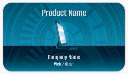 Design Preview for Design Gallery: Software Development Product Labels on Sheets, Rounded Rectangle 8.7 x 4.9 cm